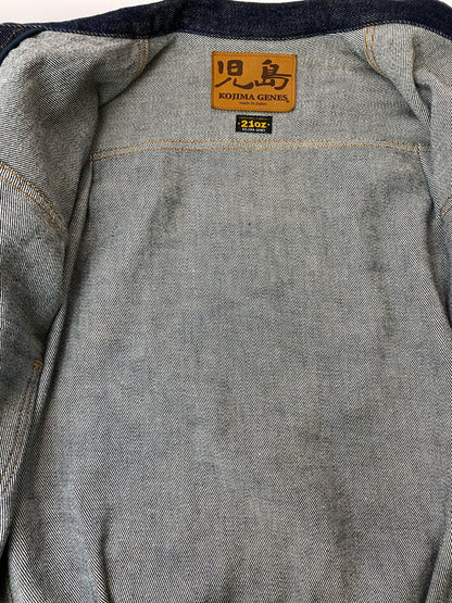 【中古品】【メンズ】 KOJIMA GENES 児島ジーンズ 21OZ 2ND TYPE DENIM JACKET デニムジャケット アウター 145-260707-yn-03-min サイズ：XXL カラー：インディゴ 万代Net店