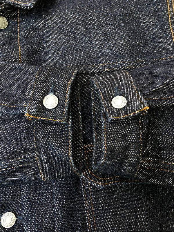 【中古品】【メンズ】 KOJIMA GENES 児島ジーンズ 21OZ 2ND TYPE DENIM JACKET デニムジャケット アウター 145-260707-yn-03-min サイズ：XXL カラー：インディゴ 万代Net店