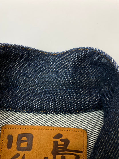 【中古品】【メンズ】 KOJIMA GENES 児島ジーンズ 21OZ 2ND TYPE DENIM JACKET デニムジャケット アウター 145-260707-yn-03-min サイズ：XXL カラー：インディゴ 万代Net店