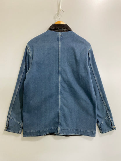 【中古品】【メンズ】 FOB FACTORY エフオービーファクトリー BLANKET DENIM COVERALL F2385 ブランケット デニム カバーオール アウター 145-260707-yn-01-min サイズ：L カラー：インディゴ 万代Net店