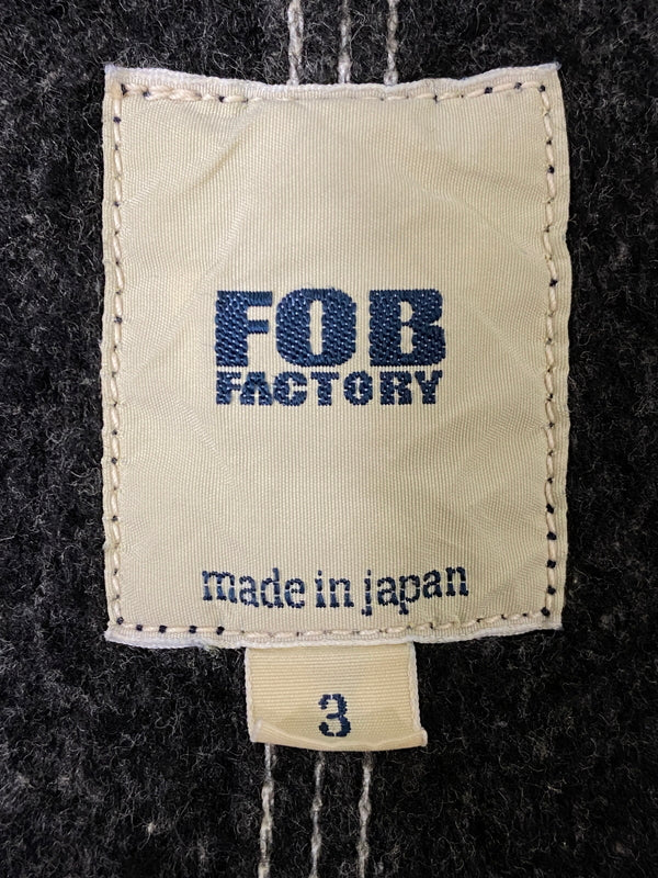 【中古品】【メンズ】 FOB FACTORY エフオービーファクトリー BLANKET DENIM COVERALL F2385 ブランケット デニム カバーオール アウター 145-260707-yn-01-min サイズ：L カラー：インディゴ 万代Net店