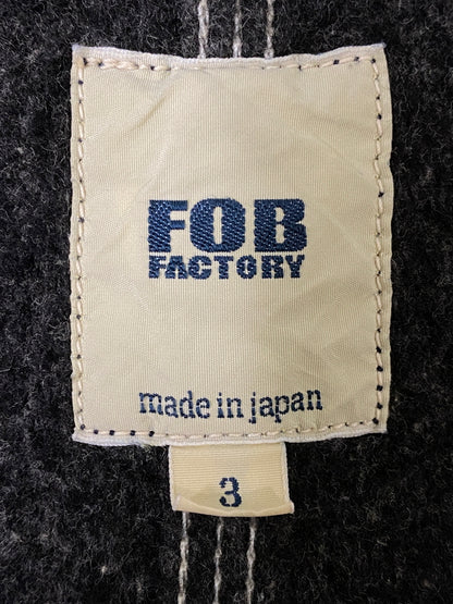 【中古品】【メンズ】 FOB FACTORY エフオービーファクトリー BLANKET DENIM COVERALL F2385 ブランケット デニム カバーオール アウター 145-260707-yn-01-min サイズ：L カラー：インディゴ 万代Net店