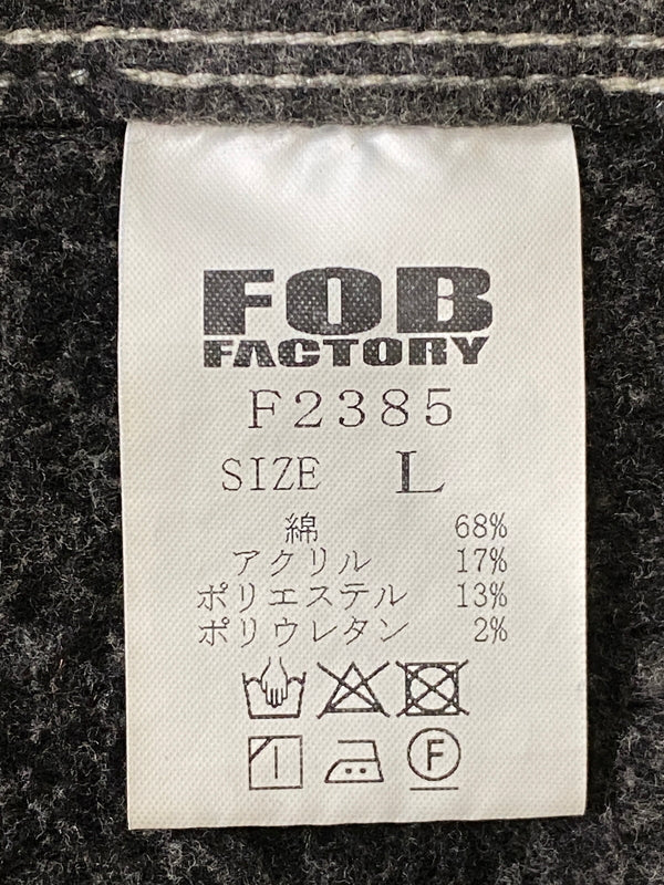 【中古品】【メンズ】 FOB FACTORY エフオービーファクトリー BLANKET DENIM COVERALL F2385 ブランケット デニム カバーオール アウター 145-260707-yn-01-min サイズ：L カラー：インディゴ 万代Net店