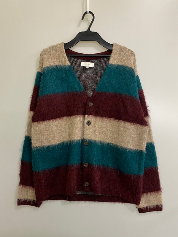 【中古品】【メンズ】 B:MING BY BEAMS ビーミング バイ ビームス MOHAIR CARDIGAN 92-15-0327-286 モヘア カーディガン メンズ トップス 147-260710-em-79-min サイズ：L カラー：マルチカラー 万代Net店