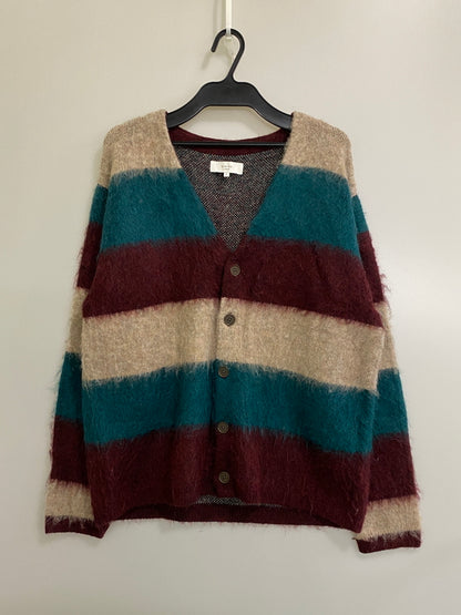 【中古品】【メンズ】 B:MING BY BEAMS ビーミング バイ ビームス MOHAIR CARDIGAN 92-15-0327-286 モヘア カーディガン メンズ トップス 147-260710-em-79-min サイズ：L カラー：マルチカラー 万代Net店