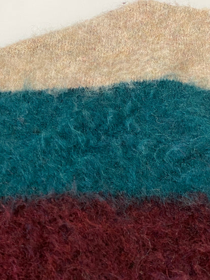 【中古品】【メンズ】 B:MING BY BEAMS ビーミング バイ ビームス MOHAIR CARDIGAN 92-15-0327-286 モヘア カーディガン メンズ トップス 147-260710-em-79-min サイズ：L カラー：マルチカラー 万代Net店