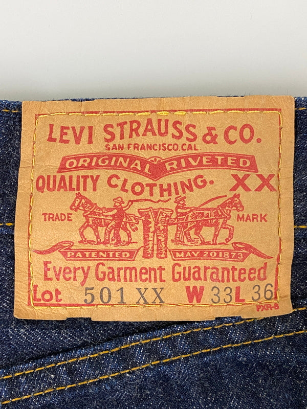 【中古品】【メンズ】 LEVI'S リーバイス 98年製 バレンシア製 501XX DENIM PANTS 501XX デニムパンツ メンズ ボトムス ヴィンテージ ジーンズ ジーパン 157-260710-em-76-min サイズ：W33×L36 カラー：インディゴブルー 万代Net店