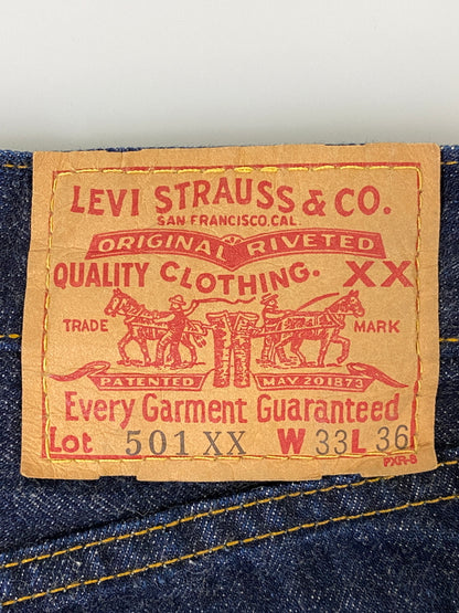 【中古品】【メンズ】 LEVI'S リーバイス 98年製 バレンシア製 501XX DENIM PANTS 501XX デニムパンツ メンズ ボトムス ヴィンテージ ジーンズ ジーパン 157-260710-em-76-min サイズ：W33×L36 カラー：インディゴブルー 万代Net店