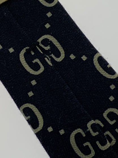 【中古品】【メンズ】 GUCCI グッチ GG LOGO NECKTIE GG ロゴ ネクタイ メンズ 183-260709-hu-22-min カラー：ネイビー 万代Net店