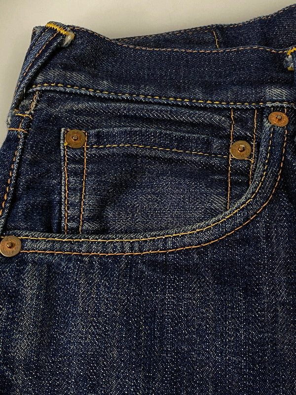 【中古品】【メンズ】 EVISU エヴィス NO.2 2001 DENIM PANTS デニムパンツ メンズ ボトムス ジーパン ジーンズ カモメ 156-260710-em-75-min サイズ：W34×L35 カラー：インディゴブルー 万代Net店