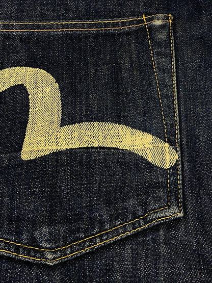 【中古品】【メンズ】 EVISU エヴィス NO.2 2001 DENIM PANTS デニムパンツ メンズ ボトムス ジーパン ジーンズ カモメ 156-260710-em-75-min サイズ：W34×L35 カラー：インディゴブルー 万代Net店