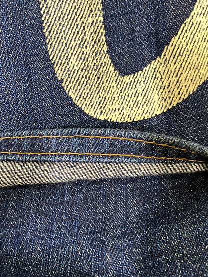 【中古品】【メンズ】 EVISU エヴィス NO.2 2001 DENIM PANTS デニムパンツ メンズ ボトムス ジーパン ジーンズ カモメ 156-260710-em-75-min サイズ：W34×L35 カラー：インディゴブルー 万代Net店