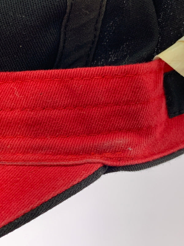 【中古品】【メンズ】 CANADA GOOSE カナダグース LOGO CAP ロゴキャップ メンズ 帽子 185-260709-hu-23-min サイズ：ONESIZE カラー：ブラック/レッド 万代Net店