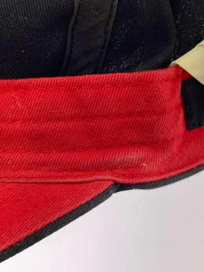 【中古品】【メンズ】 CANADA GOOSE カナダグース LOGO CAP ロゴキャップ メンズ 帽子 185-260709-hu-23-min サイズ：ONESIZE カラー：ブラック/レッド 万代Net店