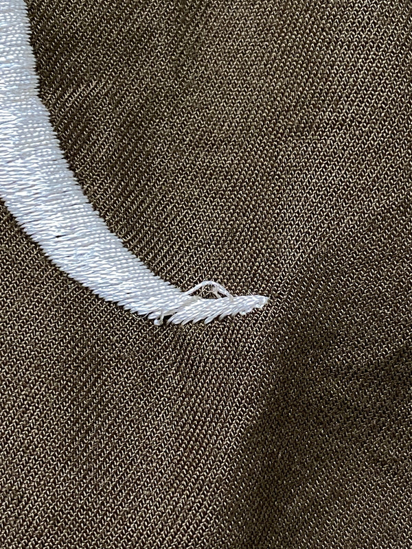【現状渡し品】【メンズ】 東洋エンタープライズ SUKA SHIRT TT31288 スカシャツ 半袖シャツ 虎 刺繍 メンズ トップス 145-260710-em-74-min サイズ：S カラー：ブラウン 万代Net店
