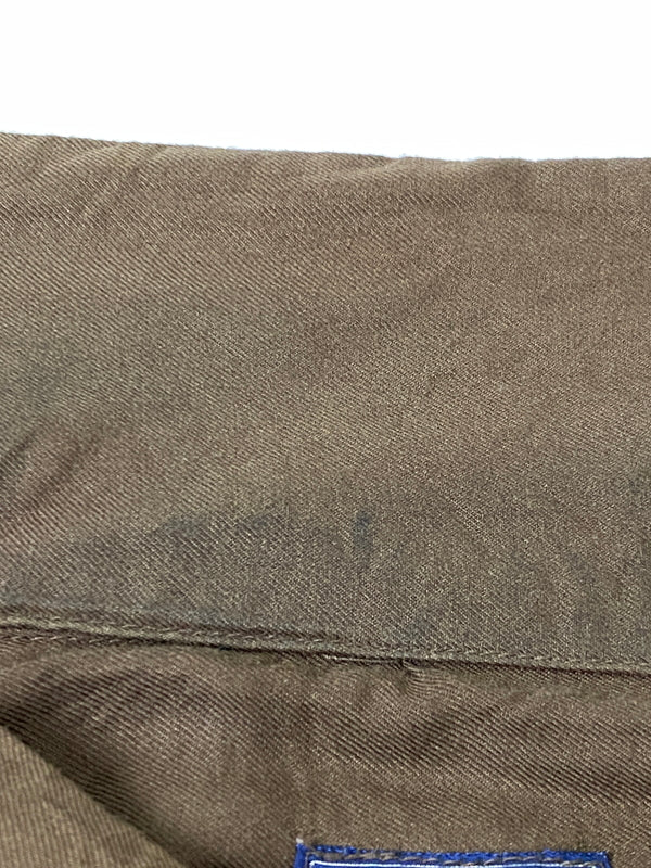 【現状渡し品】【メンズ】 東洋エンタープライズ SUKA SHIRT TT31288 スカシャツ 半袖シャツ 虎 刺繍 メンズ トップス 145-260710-em-74-min サイズ：S カラー：ブラウン 万代Net店