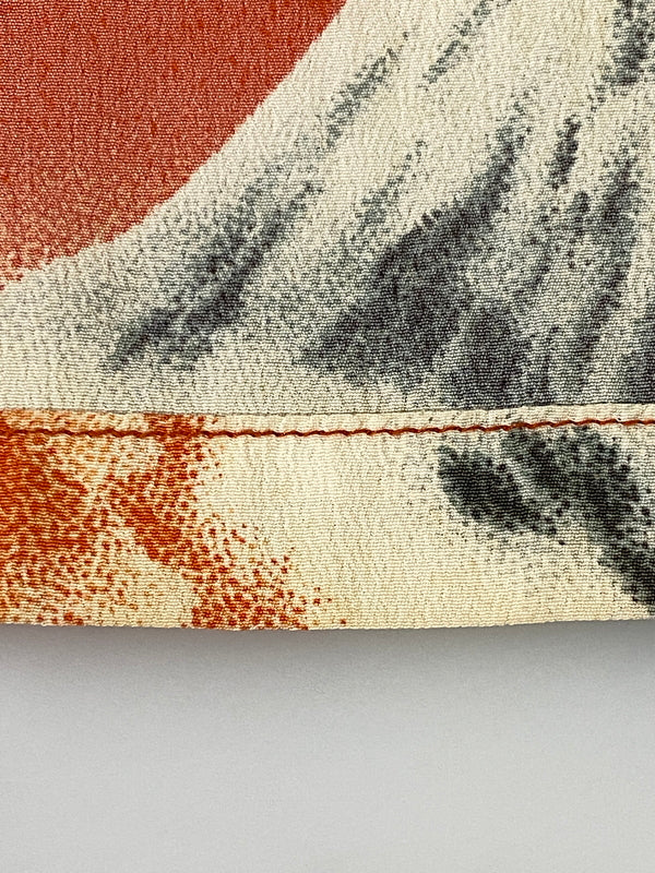 【中古品】【メンズ】 SUN SURF サンサーフ RAYON S/S ARCH BRIDGE & Mt.FUJI SS31602 レーヨン ショートスリーブ アーチブリッジ アンド マウントフジ 富士山 半袖シャツ 145-260710-em-68-min サイズ：S カラー：オレンジ系 万代Net店
