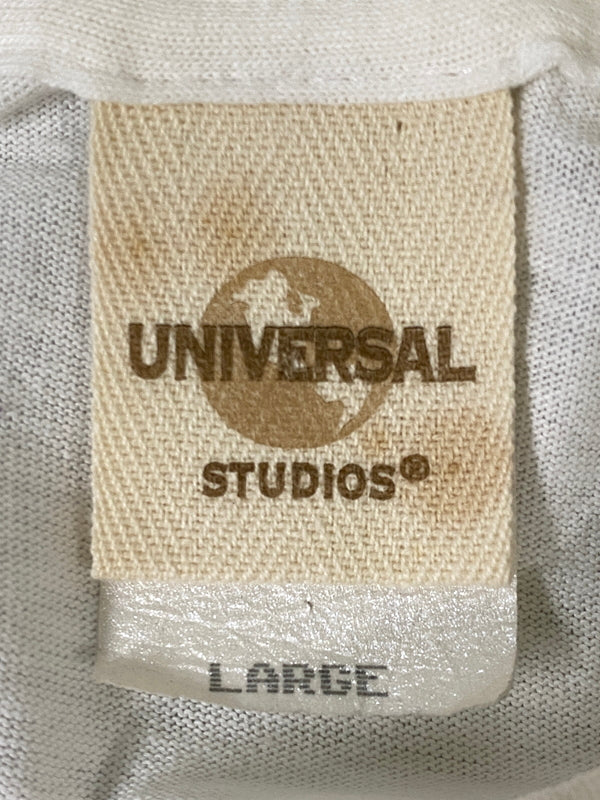 【中古品】【メンズ】 UNIVERSAL STUDIO HOLLYWOOD ユニバーサルスタジオハリウッド 90S JURASSIC PARK THE RIDE TEE 90年代 半袖Tシャツ ヴィンテージ 146-260710-em-70-min サイズ：L カラー：ホワイト 万代Net店