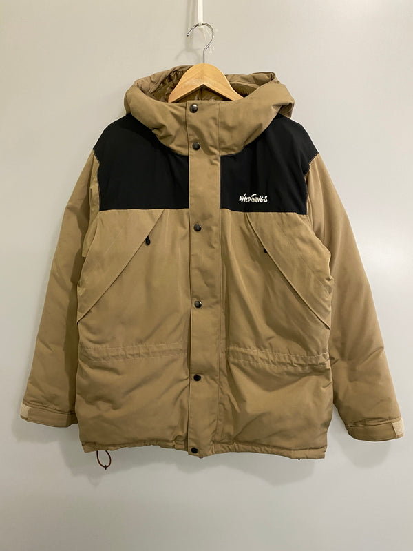 【中古品】【メンズ】 WILD THINGS ワイルドシングス 19AW MOUNTAIN DOWN PARKA WT19435N-PL マウンテンダウンパーカー メンズ アウター 144-260710-em-72-min サイズ：M カラー：ライトカーキ 万代Net店