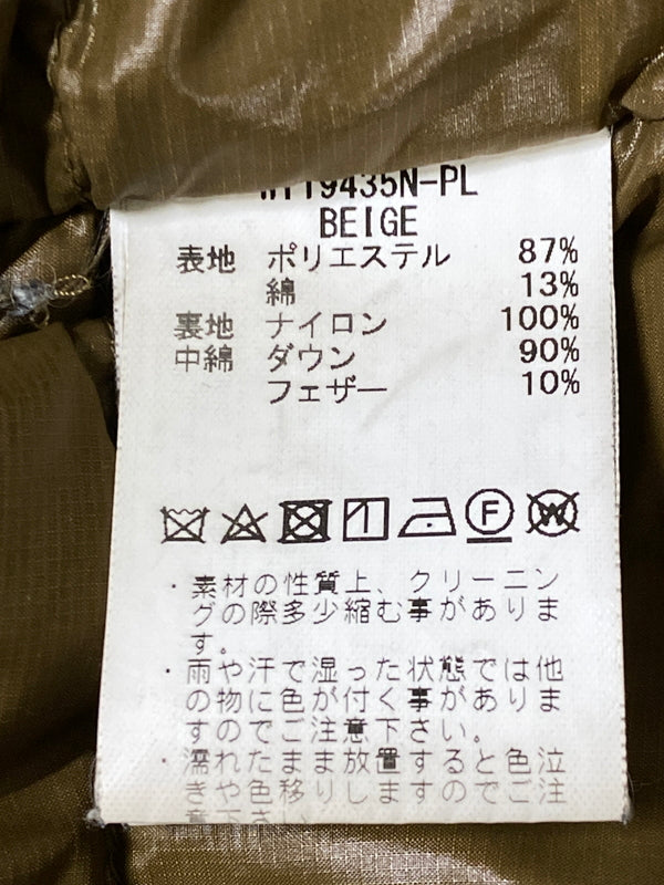 【中古品】【メンズ】 WILD THINGS ワイルドシングス 19AW MOUNTAIN DOWN PARKA WT19435N-PL マウンテンダウンパーカー メンズ アウター 144-260710-em-72-min サイズ：M カラー：ライトカーキ 万代Net店