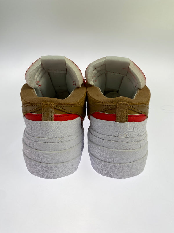 【中古美品】【メンズ】 NIKE ナイキ BLAZER LOW / SACAI DD1877-200 ブレーザーロー サカイ スニーカー 靴 160-260709-yn-26-min サイズ：27.5cm US9.5 カラー：T BRITISH TAN/UNIVERSITY RED 万代Net店