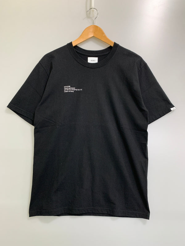 【中古品】【メンズ】 WATPS ダブルタップス CONFIGURATION TEE 221PCDT-ST06S コンフィギュレーション 半袖Tシャツ メンズ トップス 142-260710-em-04-min サイズ：2 カラー：ブラック 万代Net店