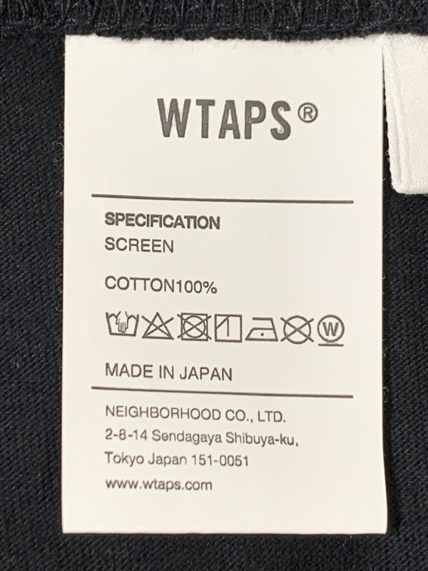 【中古品】【メンズ】 WATPS ダブルタップス CONFIGURATION TEE 221PCDT-ST06S コンフィギュレーション 半袖Tシャツ メンズ トップス 142-260710-em-04-min サイズ：2 カラー：ブラック 万代Net店