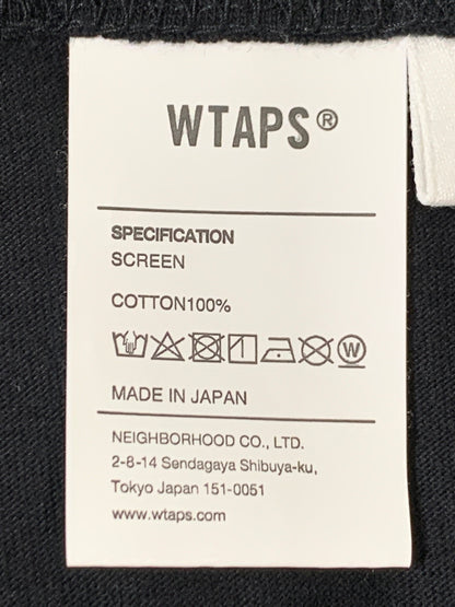 【中古品】【メンズ】 WATPS ダブルタップス CONFIGURATION TEE 221PCDT-ST06S コンフィギュレーション 半袖Tシャツ メンズ トップス 142-260710-em-04-min サイズ：2 カラー：ブラック 万代Net店