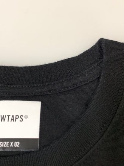 【中古品】【メンズ】 WATPS ダブルタップス CONFIGURATION TEE 221PCDT-ST06S コンフィギュレーション 半袖Tシャツ メンズ トップス 142-260710-em-04-min サイズ：2 カラー：ブラック 万代Net店