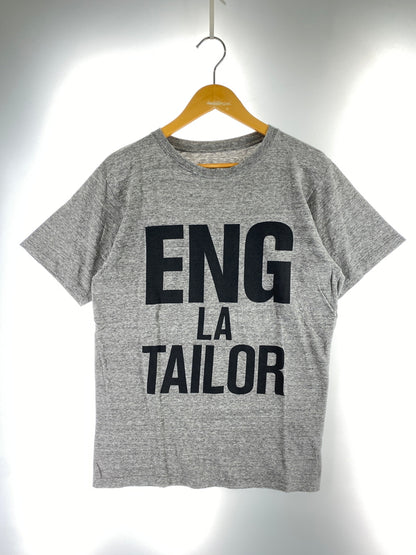 【中古品】【メンズ】 UNIFORM EXPERIMENT ユニフォーム エクスペリメント × ENGLATAILOR イングラテイラー PRINT TEE UE-120132 プリント Tシャツ 142-260710-em-31-min サイズ：2 カラー：グレー 万代Net店