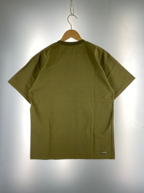 【中古品】【メンズ】 UNIFORM EXPERIMENT ユニフォームエクスペリメント × SOPHNET. ソフネット SMALL LOGO TEE UE-212045 スモール ロゴ 半袖Tシャツ メンズ トップス 142-260710-em-32-min サイズ：3 カラー：カーキ 万代Net店
