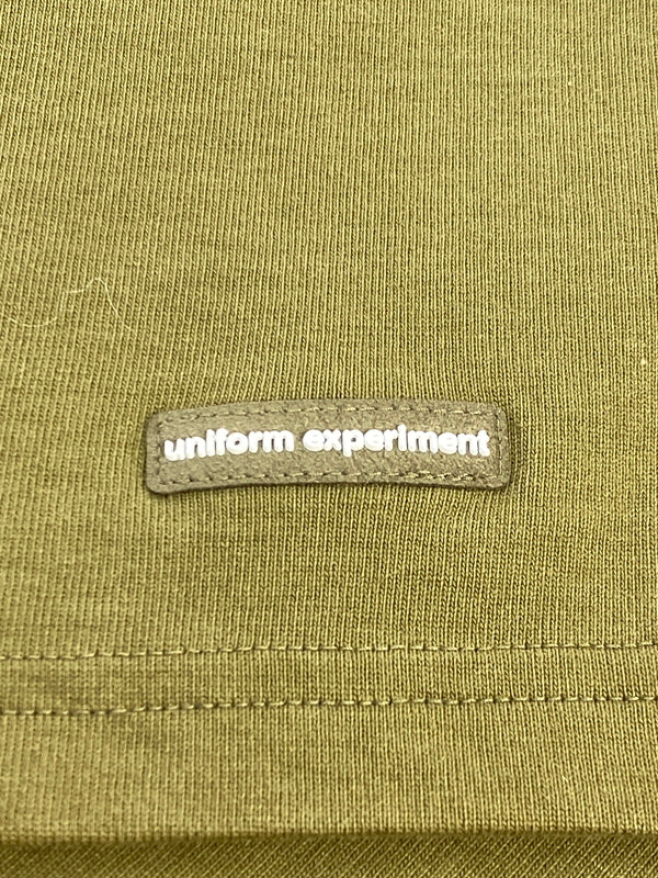 【中古品】【メンズ】 UNIFORM EXPERIMENT ユニフォームエクスペリメント × SOPHNET. ソフネット SMALL LOGO TEE UE-212045 スモール ロゴ 半袖Tシャツ メンズ トップス 142-260710-em-32-min サイズ：3 カラー：カーキ 万代Net店