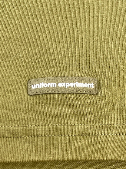 【中古品】【メンズ】 UNIFORM EXPERIMENT ユニフォームエクスペリメント × SOPHNET. ソフネット SMALL LOGO TEE UE-212045 スモール ロゴ 半袖Tシャツ メンズ トップス 142-260710-em-32-min サイズ：3 カラー：カーキ 万代Net店