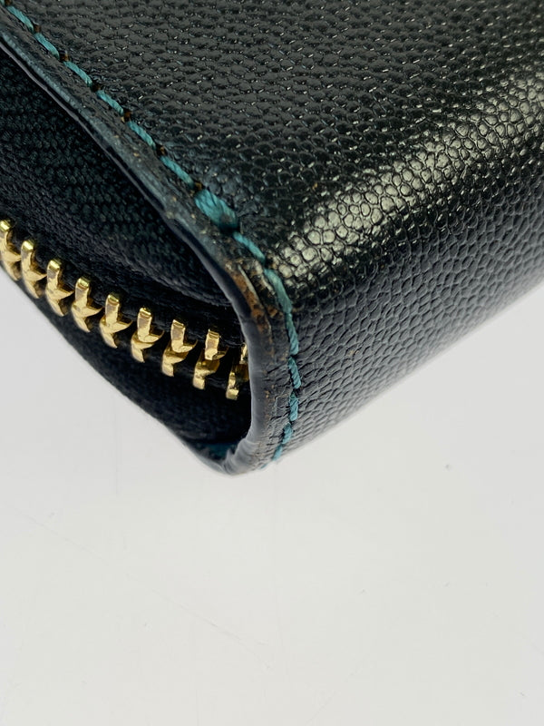 【中古品】【メンズ/レディース】 VIVIENNE WESTWOOD ヴィヴィアン ウエストウッド ラウンドファスナー長財布 VWK886 200-260713-KS-24-min カラー：ブラック 万代Net店