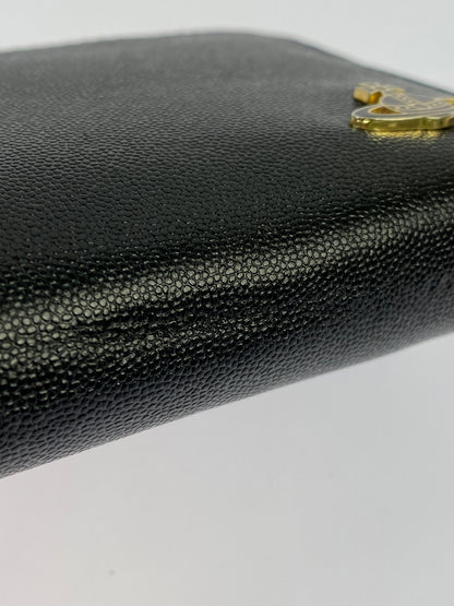 【中古品】【メンズ/レディース】 VIVIENNE WESTWOOD ヴィヴィアン ウエストウッド ラウンドファスナー長財布 VWK886 200-260713-KS-24-min カラー：ブラック 万代Net店