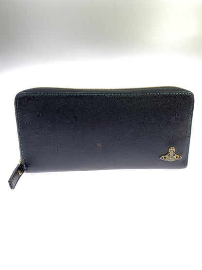 【中古品】【メンズ/レディース】 VIVIENNE WESTWOOD ヴィヴィアン ウエストウッド ラウンドファスナー長財布 VWK886 200-260713-KS-24-min カラー：ブラック 万代Net店