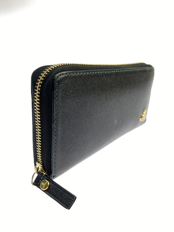 【中古品】【メンズ/レディース】 VIVIENNE WESTWOOD ヴィヴィアン ウエストウッド ラウンドファスナー長財布 VWK886 200-260713-KS-24-min カラー：ブラック 万代Net店