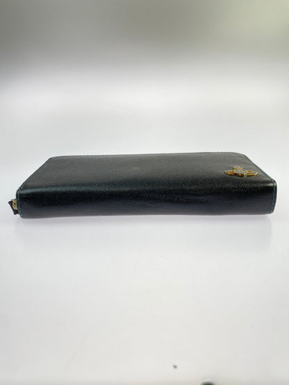 【中古品】【メンズ/レディース】 VIVIENNE WESTWOOD ヴィヴィアン ウエストウッド ラウンドファスナー長財布 VWK886 200-260713-KS-24-min カラー：ブラック 万代Net店