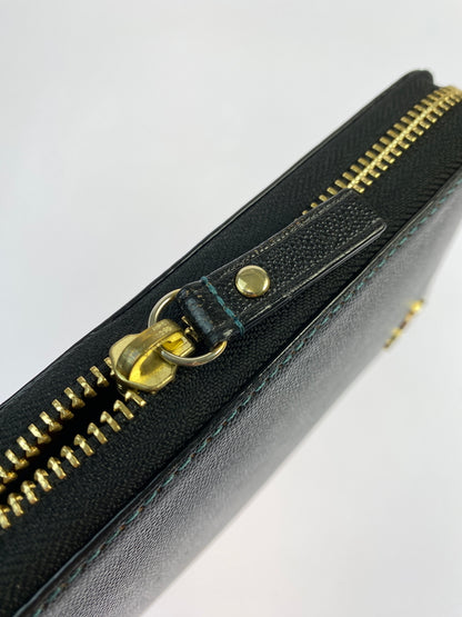 【中古品】【メンズ/レディース】 VIVIENNE WESTWOOD ヴィヴィアン ウエストウッド ラウンドファスナー長財布 VWK886 200-260713-KS-24-min カラー：ブラック 万代Net店