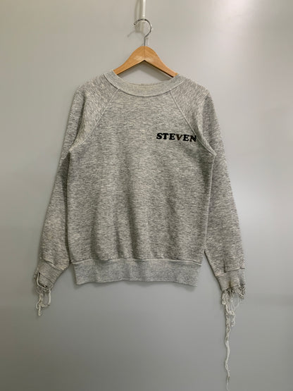 【現状渡し品】【メンズ】 FLROBINSON エフエル ロビンソン STEVEN LS SWEAT SHIRT 80S 90S USA製 スティーブン 長袖 スウェットシャツ メンズ トップス 90年代 146-260710-em-20-min サイズ：M カラー：グレー 万代Net店