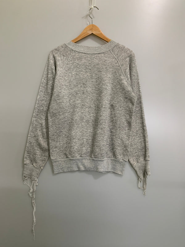 【現状渡し品】【メンズ】 FLROBINSON エフエル ロビンソン STEVEN LS SWEAT SHIRT 80S 90S USA製 スティーブン 長袖 スウェットシャツ メンズ トップス 90年代 146-260710-em-20-min サイズ：M カラー：グレー 万代Net店