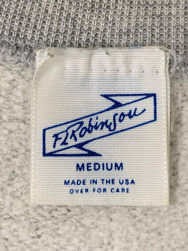 【現状渡し品】【メンズ】 FLROBINSON エフエル ロビンソン STEVEN LS SWEAT SHIRT 80S 90S USA製 スティーブン 長袖 スウェットシャツ メンズ トップス 90年代 146-260710-em-20-min サイズ：M カラー：グレー 万代Net店