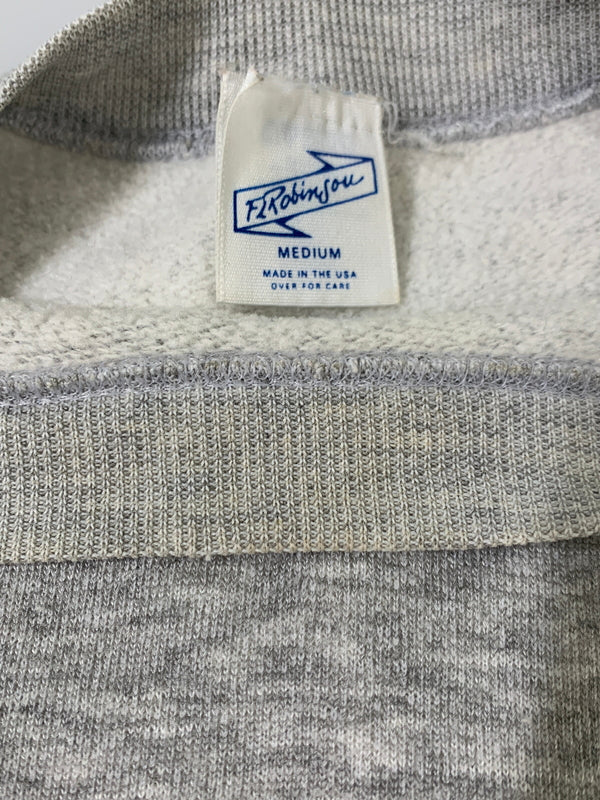 【現状渡し品】【メンズ】 FLROBINSON エフエル ロビンソン STEVEN LS SWEAT SHIRT 80S 90S USA製 スティーブン 長袖 スウェットシャツ メンズ トップス 90年代 146-260710-em-20-min サイズ：M カラー：グレー 万代Net店
