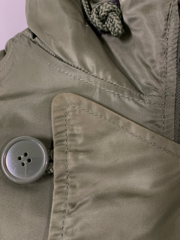 【中古品】【メンズ】 ALPHA INDUSTRIES アルファ インダストリーズ N-3B FLIGHT JACKET 20024-21 フライトジャケット メンズ アウター ミリタリー ジャケット 防寒 145-260710-em-21-min サイズ：L カラー：モスグリーン 万代Net店
