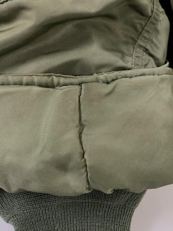 【中古品】【メンズ】 ALPHA INDUSTRIES アルファ インダストリーズ N-3B FLIGHT JACKET 20024-21 フライトジャケット メンズ アウター ミリタリー ジャケット 防寒 145-260710-em-21-min サイズ：L カラー：モスグリーン 万代Net店