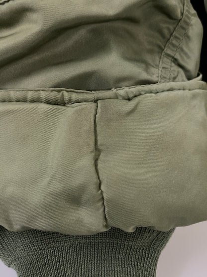 【中古品】【メンズ】 ALPHA INDUSTRIES アルファ インダストリーズ N-3B FLIGHT JACKET 20024-21 フライトジャケット メンズ アウター ミリタリー ジャケット 防寒 145-260710-em-21-min サイズ：L カラー：モスグリーン 万代Net店