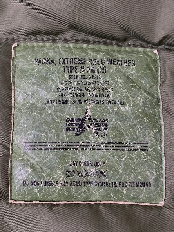 【中古品】【メンズ】 ALPHA INDUSTRIES アルファ インダストリーズ N-3B FLIGHT JACKET 20024-21 フライトジャケット メンズ アウター ミリタリー ジャケット 防寒 145-260710-em-21-min サイズ：L カラー：モスグリーン 万代Net店