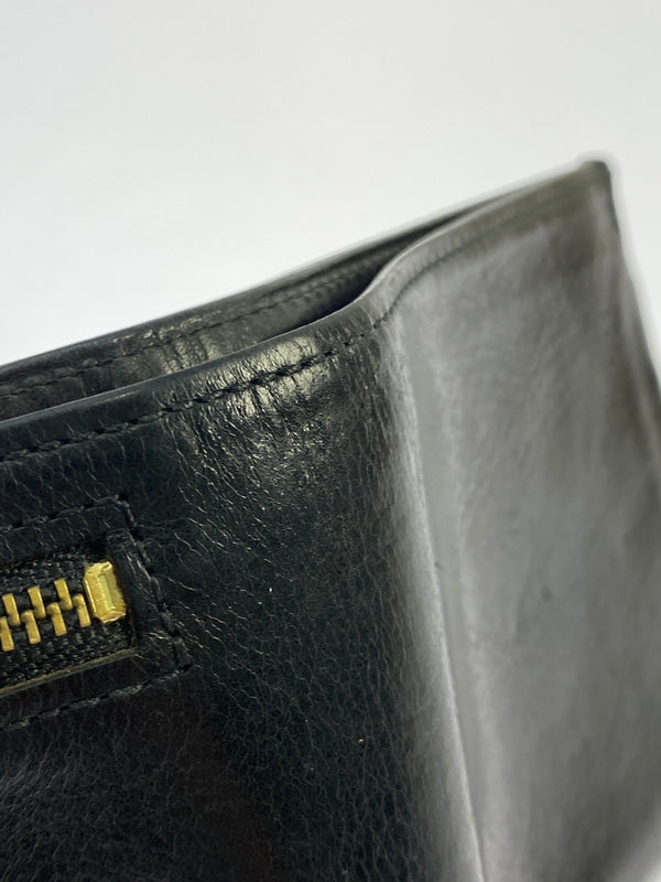 【中古品】【メンズ】 PORTER ポーター SOAK WALLET 二つ折り財布 201-260711-AS-71-min カラー：ブラック 万代Net店