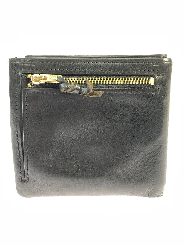 【中古品】【メンズ】 PORTER ポーター SOAK WALLET 二つ折り財布 201-260711-AS-71-min カラー：ブラック 万代Net店