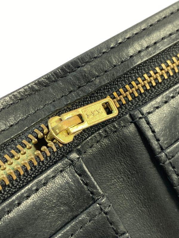 【中古品】【メンズ】 PORTER ポーター SOAK WALLET 二つ折り財布 201-260711-AS-71-min カラー：ブラック 万代Net店